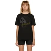 SAINT LAURENT BLACK HEART GRAPHIC T-SHIRT