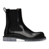 BOTTEGA VENETA BLACK LEVEL CHELSEA BOOTS