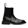 BOTTEGA VENETA BLACK 'THE LEVEL' CHELSEA BOOTS