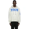 MCQ BY ALEXANDER MCQUEEN OFF-WHITE 'TRUE FREEDOM' RELAXED HOODIE