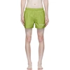 GIVENCHY GREEN LOGO SWIM SHORTS