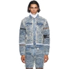 ALYX 1017 ALYX 9SM BLUE AND BEIGE BLACKMEANS EDITION DENIM JACKET