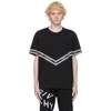 GIVENCHY BLACK LOGO CHAIN T-SHIRT