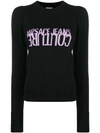VERSACE JEANS COUTURE LOGO LONG-SLEEVE JUMPER