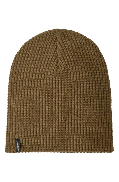 Patagonia Desert Sky Beanie In Mulch Brown