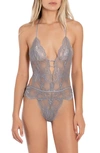 IN BLOOM BY JONQUIL OH DARLING LACE TEDDY,ODR097
