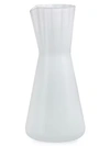 Nude Glass Lady Water Carafe In Opal White