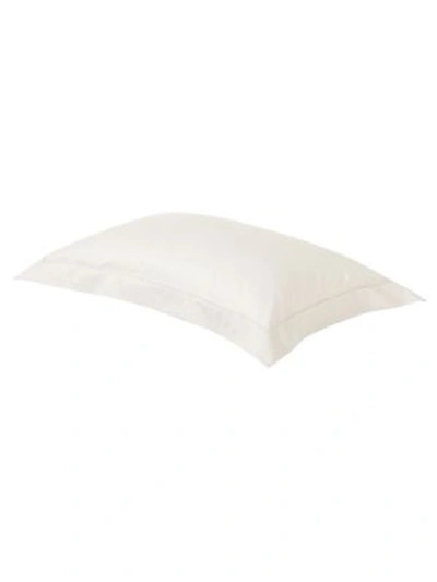 Frette Single Ajour Egyptian Cotton Sham In White