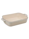 Le Creuset Signature Cast Iron Rectangular Roaster In Meringue