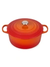 Le Creuset 9-quart Signature Cast Iron Round Dutch Oven In Flame