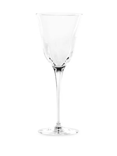 Vietri Optical Clear Wine Glass In Multi