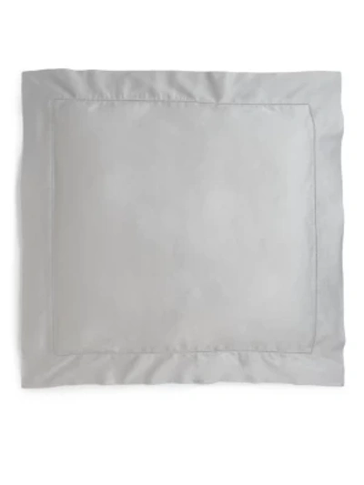 Frette Single Ajour Euro Sham In Grey