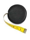 Graphic Image Leather Tape Measure In Black