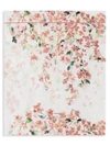 Anne De Solene Glycine Floral Flat Sheet In Corail