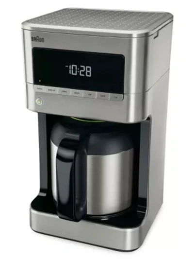 Braun Brewsense 10-cup Drip Coffee Maker With Thermal Carafe In Stainless Steel