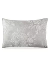 Anne De Solene Muse Botanical Sateen Pillow Sham In Grey