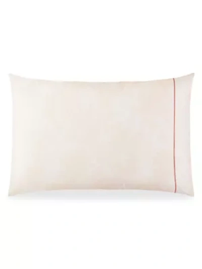 Anne De Solene Glycine 2-piece Jacquard Pillowcase Set In Corail