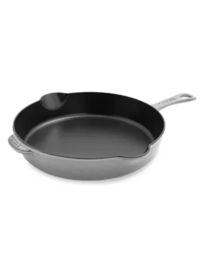 Staub Cast Iron 11" Traditional Skillet In Graphite Gray