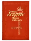 Graphic Image The Official Scrabble Players Leather-bound Dictionary In Red