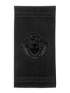 Versace Mediusa Classic Hand Towel In Black