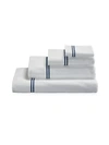 Frette Hotel Classic Bath Sheet In White Navy