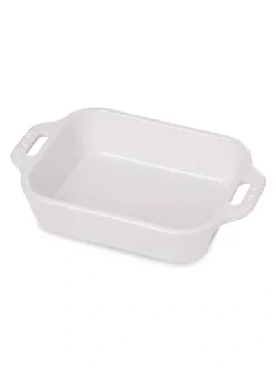 Staub 10.5" X 7.5" Rectangular Baking Dish In White