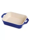 Staub 13" X 9" Rectangular Stoneware Baking Dish In Blue