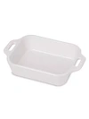 Staub 13" X 9" Rectangular Stoneware Baking Dish In White