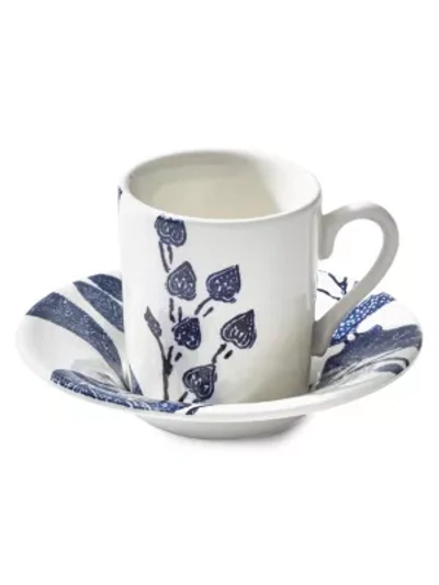 Ralph Lauren Garden Vine Espresso Cup In Indigo