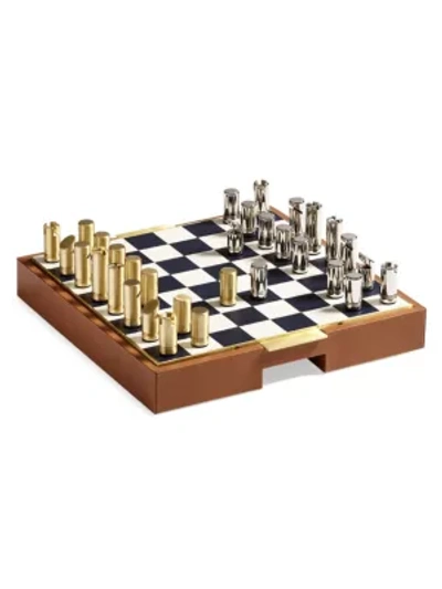 Ralph Lauren Fowler Chess Set In Saddle Multi