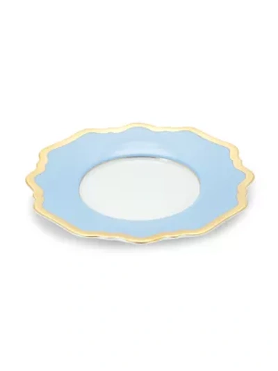 Anna Weatherly Anna's Palette Porcelain Tea Saucer In Sky Blue