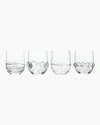 Juliska Heritage Collectors Tumbler, Set Of 4 In Clear