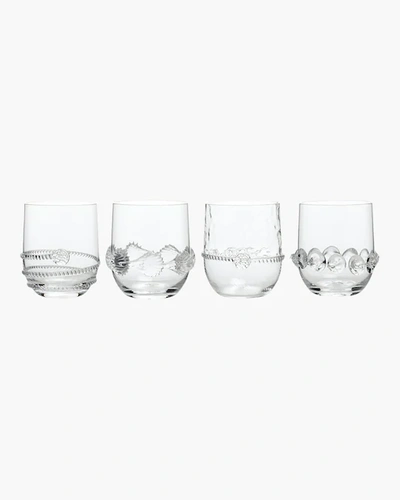 Juliska Heritage Collectors Tumblers, Set Of 4 In Clear
