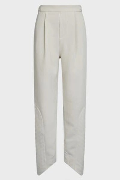 Aje Motocyclette Quilted Trousers In Ivory