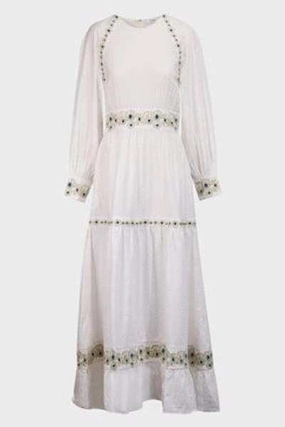 Marysia Santa Paula Textured Cotton Dress In White