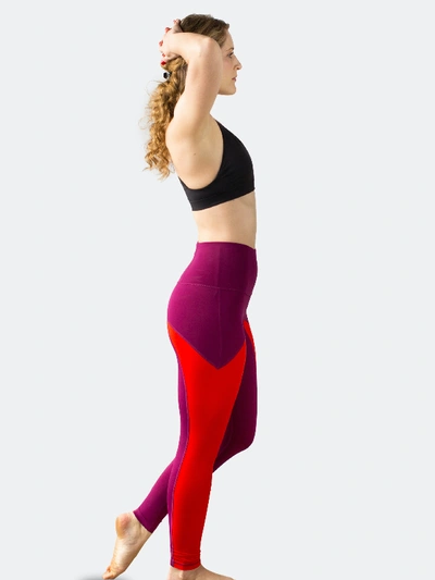 Alana Athletica - Verified Partner The Kickstarter Extra Hi-rise Legging - Xs - Also In: M, Xl, S, L In Red