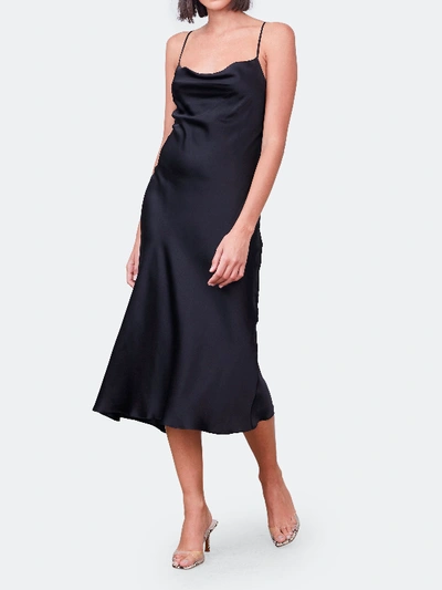 Allen Schwartz - Verified Partner Allen Schwartz Celia Cowlneck Midi Slip In Black