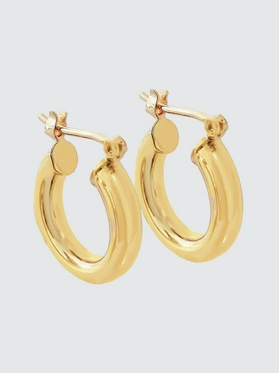 Adina's Jewels - Verified Partner Adina Chunky Hollow Hoop Earring In Gold