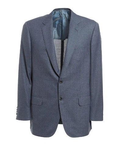 Brioni Light Blue Colosseo Jacket In Multi