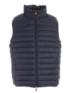 SAVE THE DUCK PLUMTECH® PADDED WAISTCOAT IN BLUE