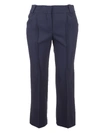 FENDI FLARED SUIT trousers IN BLUE