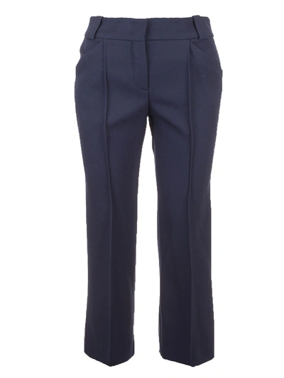Fendi Flared Suit Trousers In Blue