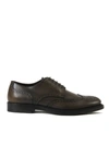 TOD'S TOD'S LEATHER BROGUE IN BROWN