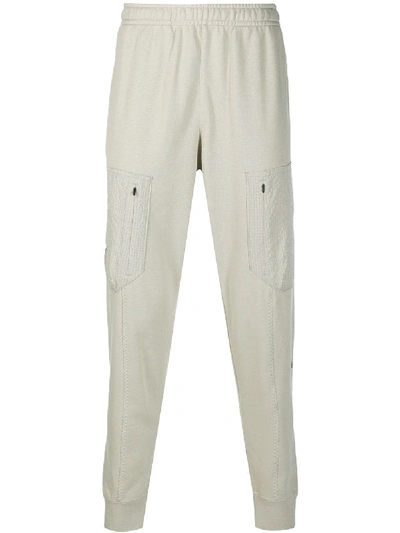 Nike Tapered Logo Track Trousers In Neutrals