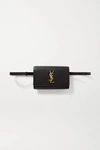 SAINT LAURENT KATE TEXTURED-LEATHER BELT BAG