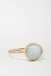 PIPPA SMALL 18-KARAT GOLD AQUAMARINE RING