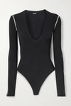 ALIX NYC IRVING STRETCH-JERSEY THONG BODYSUIT