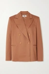 MM6 MAISON MARGIELA DOUBLE-BREASTED TWILL BLAZER