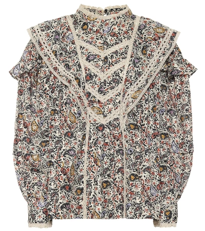 Isabel Marant Étoile Reign Paisley-print Cotton-voile Blouse In Multicolour