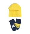 STELLA MCCARTNEY BABY COTTON-BLEND HAT AND SOCKS SET,P00495618